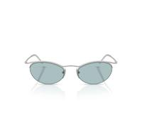Giorgio Armani Ar 6175 Occhiali Da Sole Donna Argento Cat-eye Blu 50mm