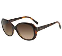 Giorgio Armani Ar 8047 Occhiali Da Sole Donna Nero Farfalla Marrone 56mm
