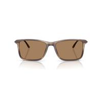Giorgio Armani Ar 8218 Occhiali Da Sole Uomo Marrone Rettangolari Marrone 56mm