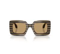 Giorgio Armani Ar 8241u Occhiali Da Sole Donna Nero Geometrico Marrone 48mm