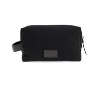 Giorgio Armani - Beauty Case in Rete e Pelle - - Bags - Uomo - Nero - ONE SIZE