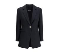 Giorgio Armani Black Polyester Blazer - IT42 | L