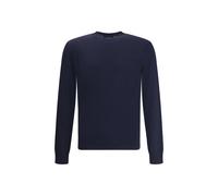 Giorgio Armani Blue Fleece Wool Sweatshirt - IT50 | L