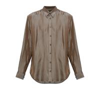 Giorgio Armani - Camicia a Spina di Pesce - - Shirts - Uomo - Grigio - L