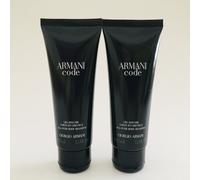 Giorgio Armani Code Pour Homme All-Over Body Shampoo 150ml (2x 75ml) Nuovo