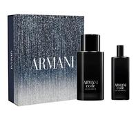 Giorgio Armani Code Uomo Confezione Regalo - Eau de Parfum Spray 75 ml + Profumo da Viaggio 15 ml - Fragranza Maschile Elegante e Sensuale