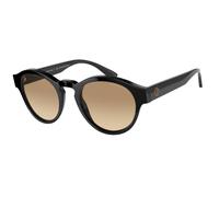 Giorgio Armani Donna AR8146 5875Q4 Occhiali da sole Acetato Nero Marrone Pantos Normale Sfumato