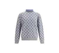 Giorgio Armani Light Blue Cotton Turtleneck - IT48 | M