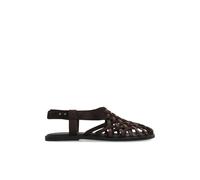 Giorgio Armani - Sandali Intrecciati in Camoscio e Nabuk - - Shoes - Uomo - Marrone - 40 EU