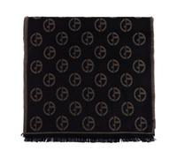 Giorgio Armani - Sciarpa in lana con monogramma - - Accessories - Uomo - Blu - ONE SIZE