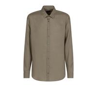 Giorgio Armani, ,Shirts ,Uomo ,Marrone ,2XL Camicia in lino regular-fit
