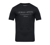 Giorgio Armani - T-shirt stampata - - Tops - Uomo - Blu - L