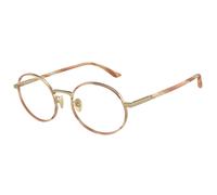 Giorgio Armani Unisex AR5145J 3002 Montature da vista Acciaio Oro Trasparente Rotonda Normale