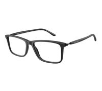 Giorgio Armani Uomo AR7261 5875 Montature da vista Acetato Nero Trasparente Squadrata Normale