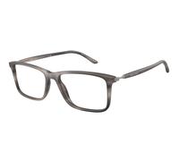 Giorgio Armani Uomo AR7261 6166 Montature da vista Acetato Grigio Trasparente Squadrata Normale