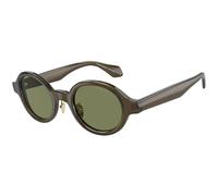 Giorgio Armani Uomo AR8205 60612A Occhiali da sole Acetato Verde Verde Rotonda Normale
