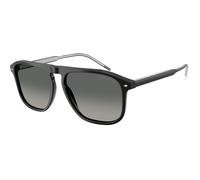 Giorgio Armani Uomo AR8212 587571 Occhiali da sole Acetato Nero Grigio Squadrata Normale Sfumato