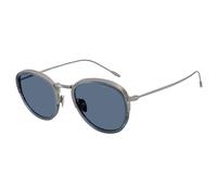 Giorgio Armani Uomo Giorgio Armani AR6068 300380 Occhiali da sole Metallo Grigio Blu Rotonda Normale