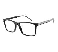 Giorgio Armani Uomo AR7258 5875 Montature da vista Acetato Nero Trasparente Squadrata Normale