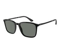 Giorgio Armani Uomo AR8197 5001/1 Occhiali da sole Acetato Nero Grigio Squadrata Normale