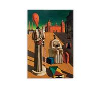 Giorgio De Chirico - Quadro artistico con stampa di immagini moderne, decorazione per camera da letto, soggiorno, estetica, su tela, decorazione per dormitorio, senza cornice, 60 x 90 cm