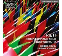 Vittorio Rieti Rieti: Complete Piano Solo & Duo Works - Volume 2 (CD) Album