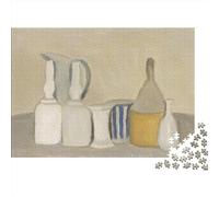 Giorgio Morandi Arte Jigsaw Puzzle,1000Pcs Dipinti Di Fama Mondiale Puzzle Classici, Pittura ad olio Puzzles, Puzzle Per Gioco Familiare, Regalo Per Amore E Amico, Festa Gioco