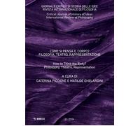 Giornale critico di storia delle idee. Ediz. italiana e inglese (2024). Vo...