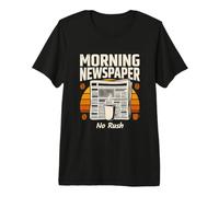 Giornale mattutino No Rush Coffee Sunrise Maglietta Premium