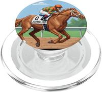 Giornalismo Cavallo, Corse di cavalli, Del Mar, Santa Anita, Cavalli PopSockets PopGrip per MagSafe