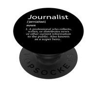 Giornalista Definizione Notizie Giornalismo Giornalista Scuola di PopSockets PopGrip Adesivo