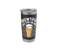 Giornata birraria per una celebrazione del bicchiere di luppolo di birra IPA Bicchiere termico in acciaio inox doppia parete