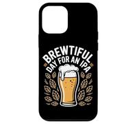 Giornata birraria per una celebrazione del bicchiere di luppolo di birra IPA Custodia per iPhone 12 mini