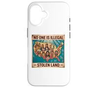 Giornata dei popoli indigeni Nessuno è illegale sulla terra rubata Custodia per iPhone 16