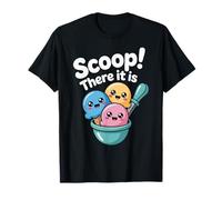 Giornata del gelato estivo Scoop gioco di parole sul gelato Maglietta