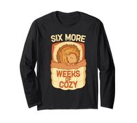 Giornata del Riccio Six More Weeks of Cozy Maglia a Manica