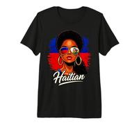 Giornata della Bandiera delle Donne haitiane Maglietta Premium