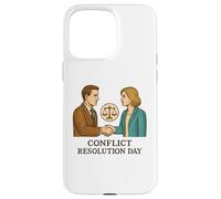 Giornata della risoluzione dei conflitti Custodia per iPhone 15 Pro Max