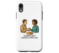 Giornata della risoluzione dei conflitti in ottobre Custodia per iPhone XR