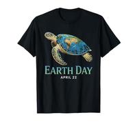 Giornata della Terra 2025 Restore Earth Sea Turtle Art Salva il pianeta Maglietta