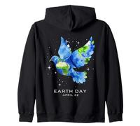 Giornata della Terra 2026 Dove Art Felpa con Cappuccio