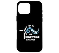 Giornata della Terra Cambiamenti Climatici - Sono un fan delle energie rinnovabili Custodia per iPhone 16 Pro Max