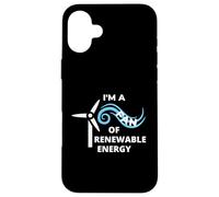 Giornata della Terra Cambiamenti Climatici - Sono un fan delle energie rinnovabili Custodia per iPhone 16 Plus