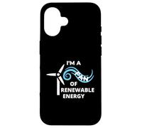 Giornata della Terra Cambiamenti Climatici - Sono un fan delle energie rinnovabili Custodia per iPhone 16