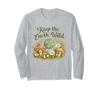 Giornata della Terra - Eco Nature Conservation Keep Earth Wild Maglia a Manica