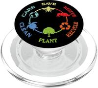 Giornata della Terra Salviamo le api Salviamo gli animali PopSockets PopGrip per MagSafe