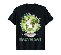 Giornata della Terra Verde Bambini 55 ° Anniversario Celebrazione Gi Maglietta