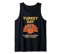 Giornata della Turchia dove le calorie non contano design Turchia per gli uomini Canotta