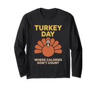 Giornata della Turchia dove le calorie non contano design Turchia per gli uomini Maglia a Manica