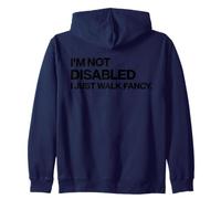 Giornata di sensibilizzazione su «Non Sono disabile, Mi limito a Camminare con Il Bastone Bianco» Felpa con Cappuccio